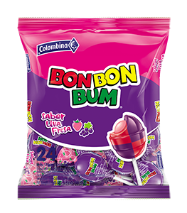BON BON BUM GRAPE STRAWBERRY (15BS/24/14g)
